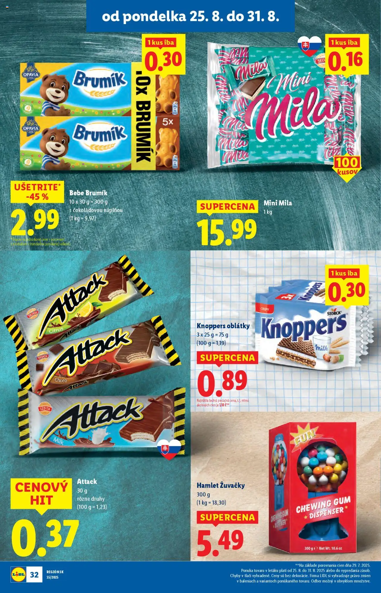 Lidl leták │ platný od 25.08.2025 | Strana: 42 | Produkty: Mila