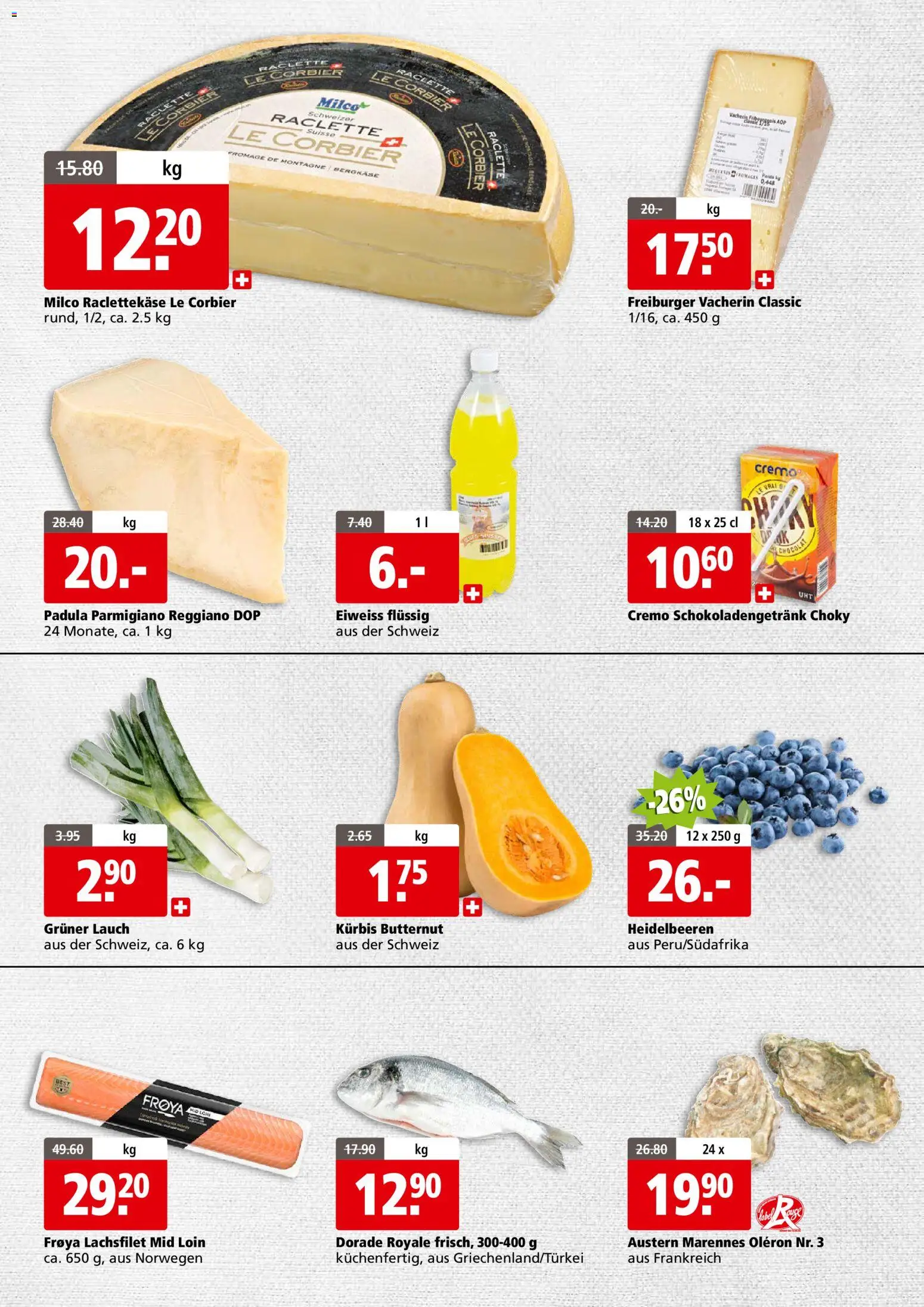 Aligro Aktionen Business - Chavannes, Matran, Genf, Sitten – gültig ab 17.11.2025 | Seite: 2 | Produkte: Kürbis, Raclette