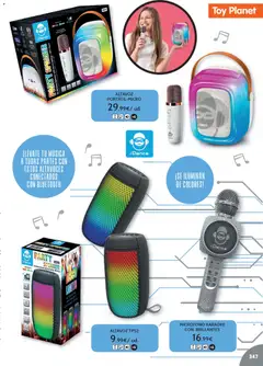 Vista previa Toy Planet - Catálogo Juguetes Navidad válido desde el 03.11.2025 | Página: 347 | Productos: Altavoces, MP3, Disco, Altavoz
