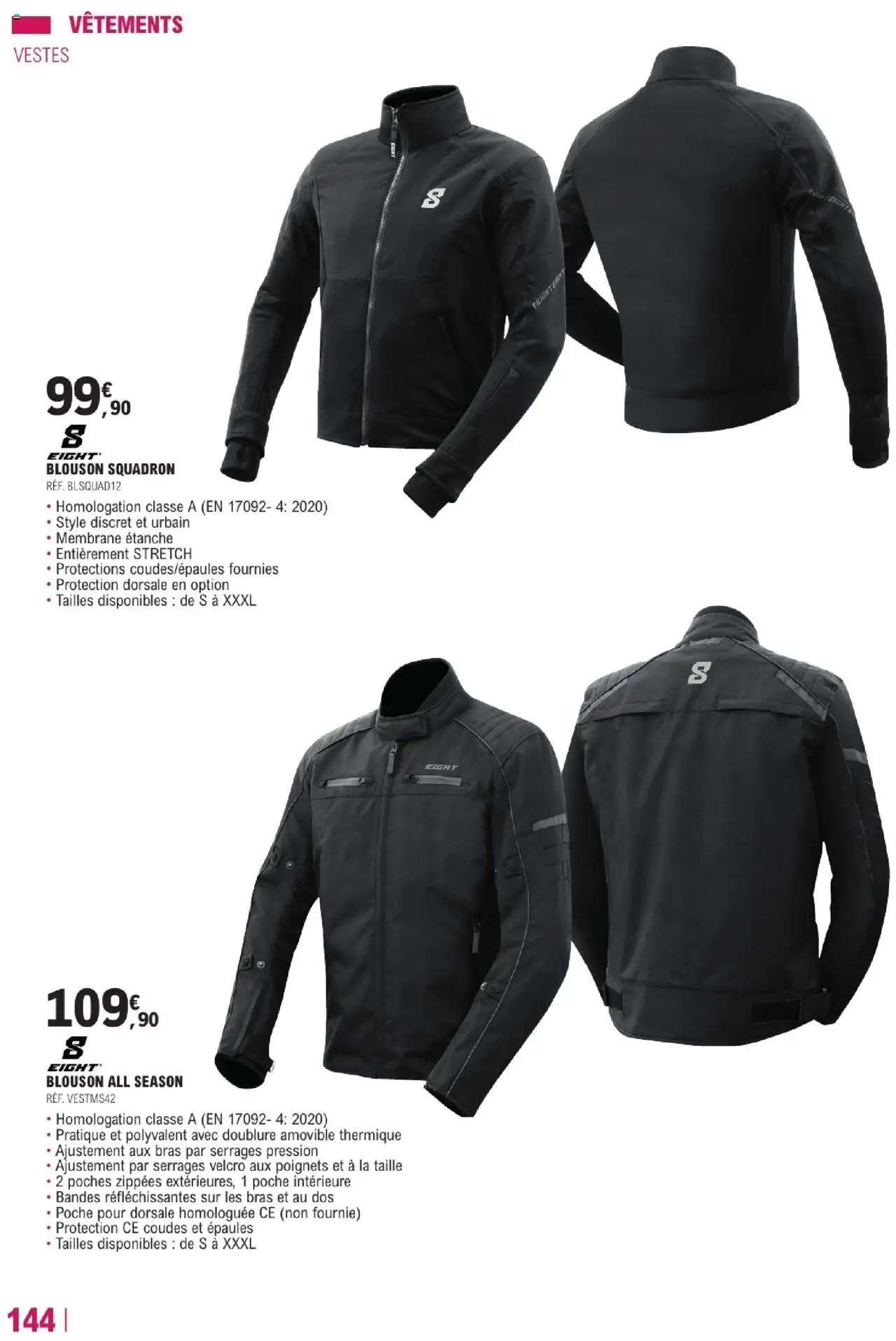  | Page: 144 | Produits: Vêtements, Blouson