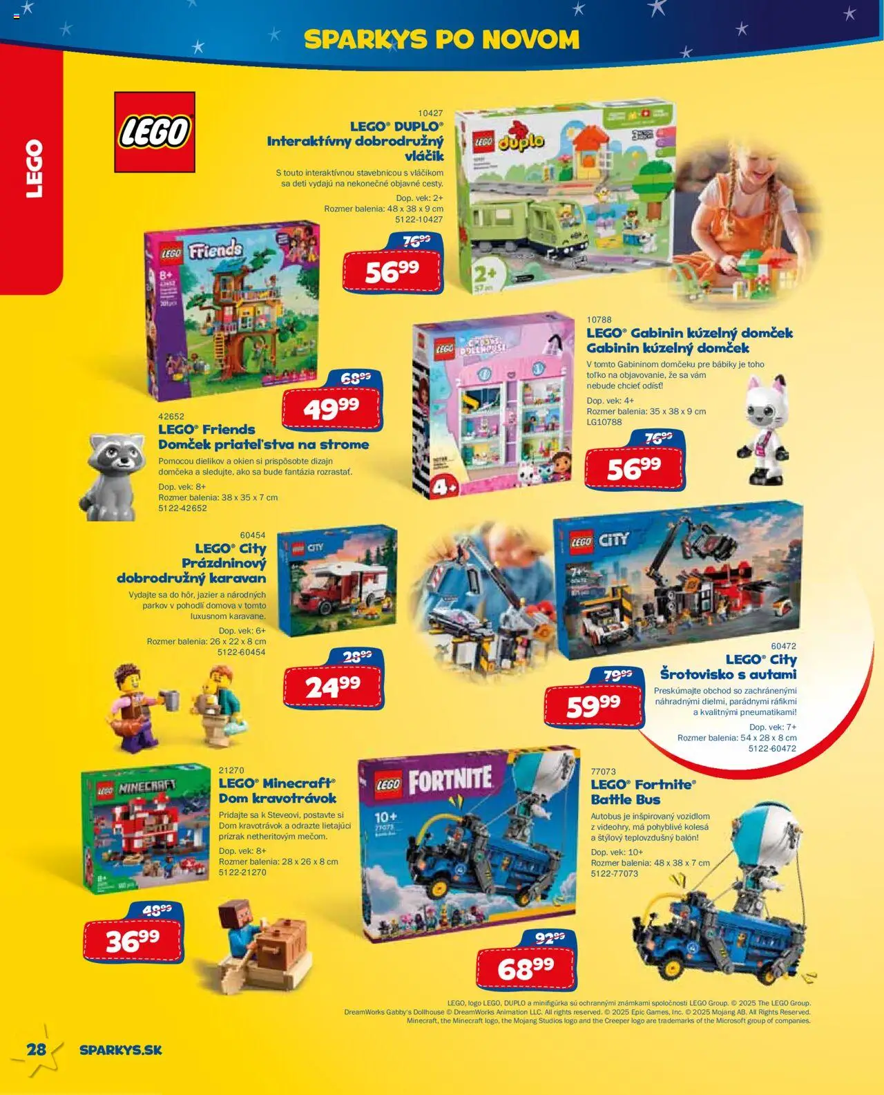 ALLTOYS letný katalóg │ platný od 26.06.2025 | Strana: 28 | Produkty: LEGO