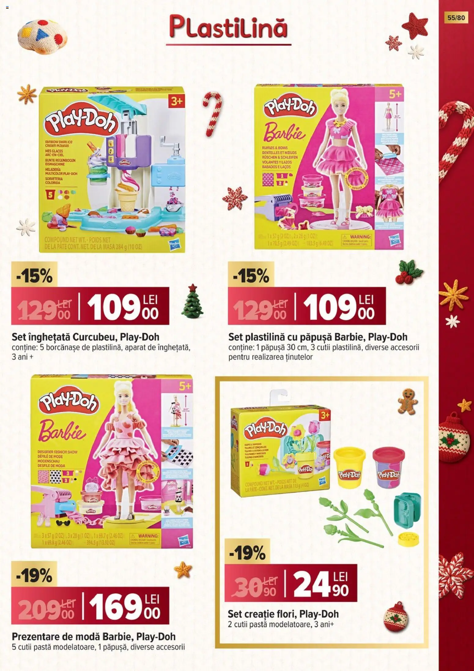 Noul catalog Carrefour – valabil de la 05.11.2025 | Pagină: 55 | Produse: Masă, Pate, Înghețată