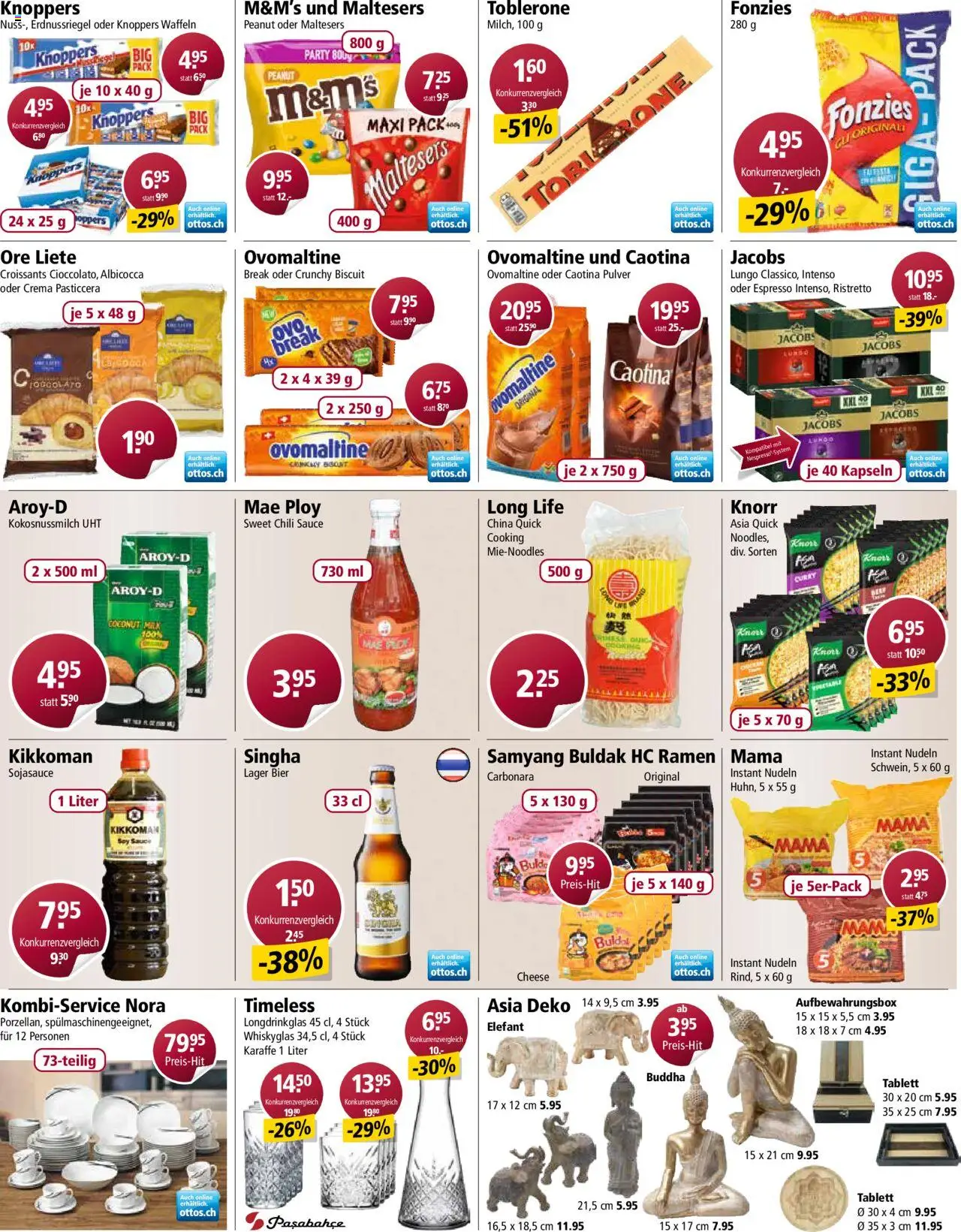 Otto's Aktionen ab 26.08.2025 | Seite: 2 | Produkte: Pulver, Waffeln, Bier, Nudeln