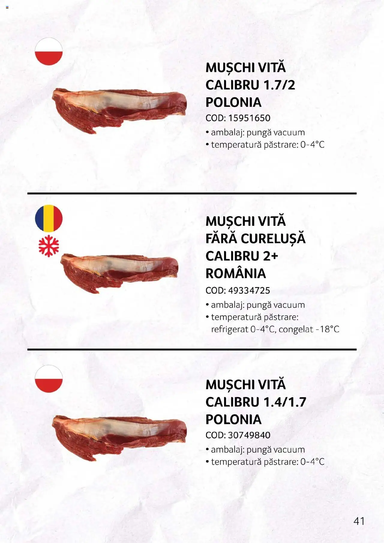 Catalog Selgros - Carne – valabil de la 27.04.2023 | Pagină: 41 | Produse: Pungă