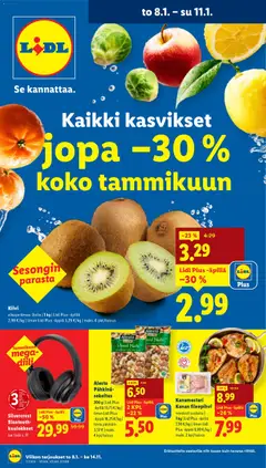Lidl-mainoslehti voimassa 08.01.2026 alkaen