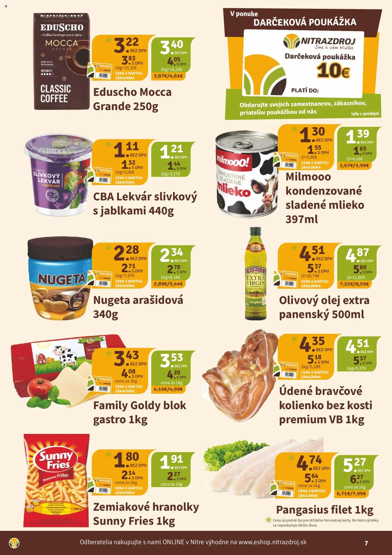 Nové Nitrazdroj akcie – leták je platný od 15.12.2025 | Strana: 7 | Produkty: Mlieko, Olej, Olivový olej