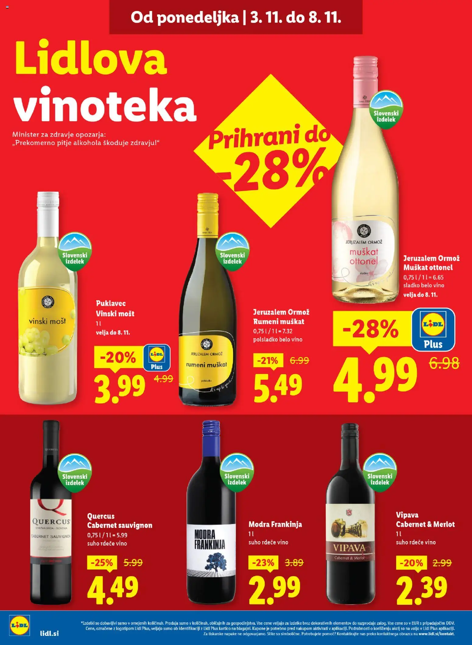 Novi Lidl katalog ponudbe – veljaven od 29.10.2025 | Stran: 38 | Izdelki: Vino