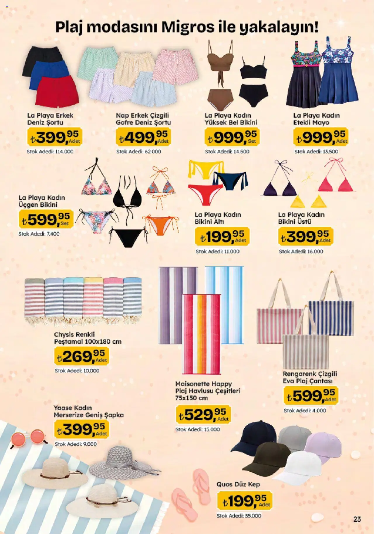 Migros Katalog - 5M Migroskop Dijital - 12.06.2025 tarihinden itibaren geçerlidir | Sayfa: 137 | Ürünler: Mayo, Şapka, Kep
