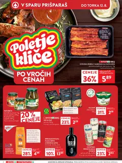 Spar katalog 32/25 │ velja od 06.08.2025 | Stran: 2 | Izdelki: Zar, Namaz, Sir, Kumarice