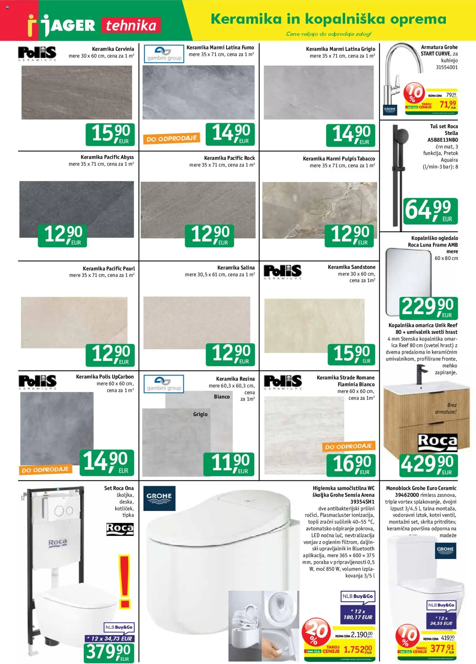 Novi Jager katalog ponudbe – veljaven od 25.02.2026 | Stran: 14 | Izdelki: Ogledalo, Umivalnik, Omarica