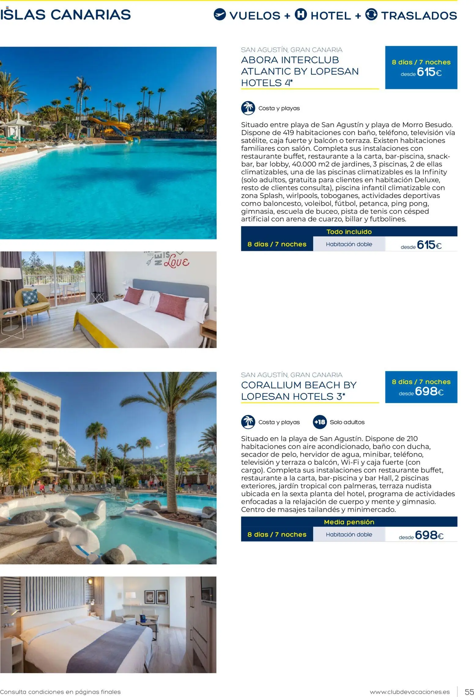 Viajes El Corte Inglés Club de Vacaciones │ válido desde el 01.02.2026 | Página: 55 | Productos: Televisión, Caja, Baño