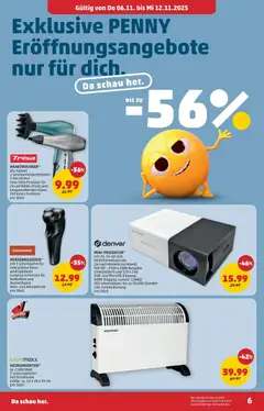 Penny Markt - Eröffnung in 4600 Wels ab 06.11.2025 gültig | Seite: 6 | Produkte: USB, Haartrockner