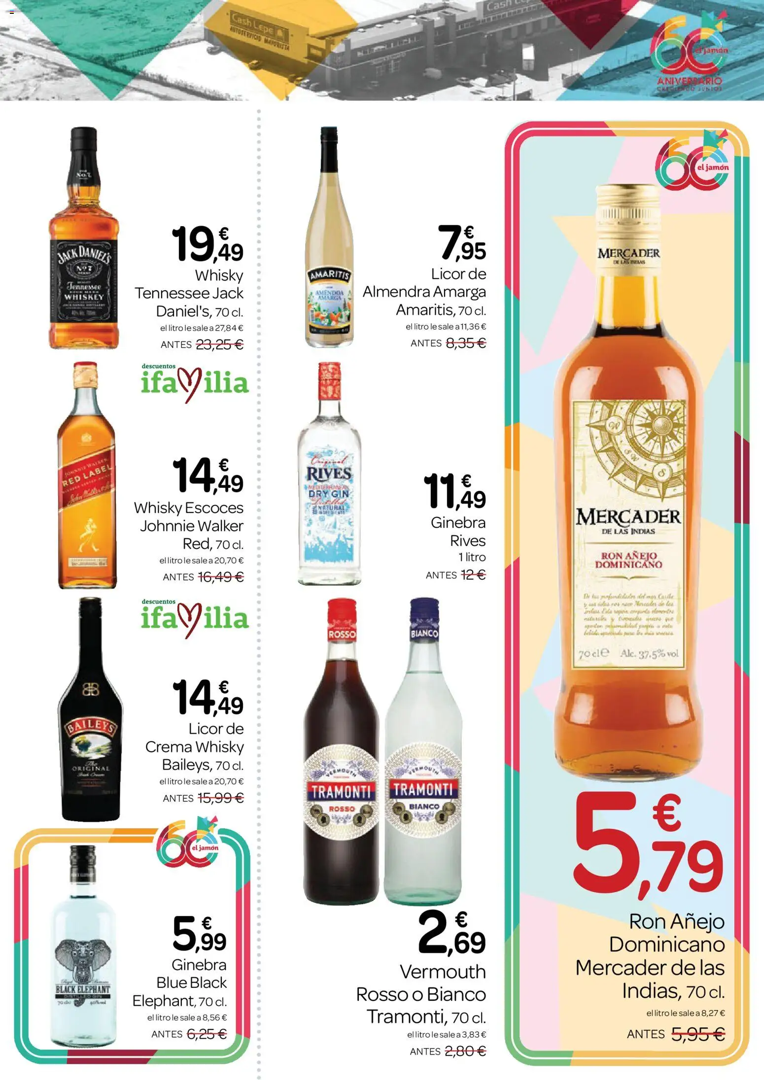 Supermercados El Jamón folleto │ válido desde el 26.03.2026 | Página: 21 | Productos: Licor, Ginebra, Crema, Whisky