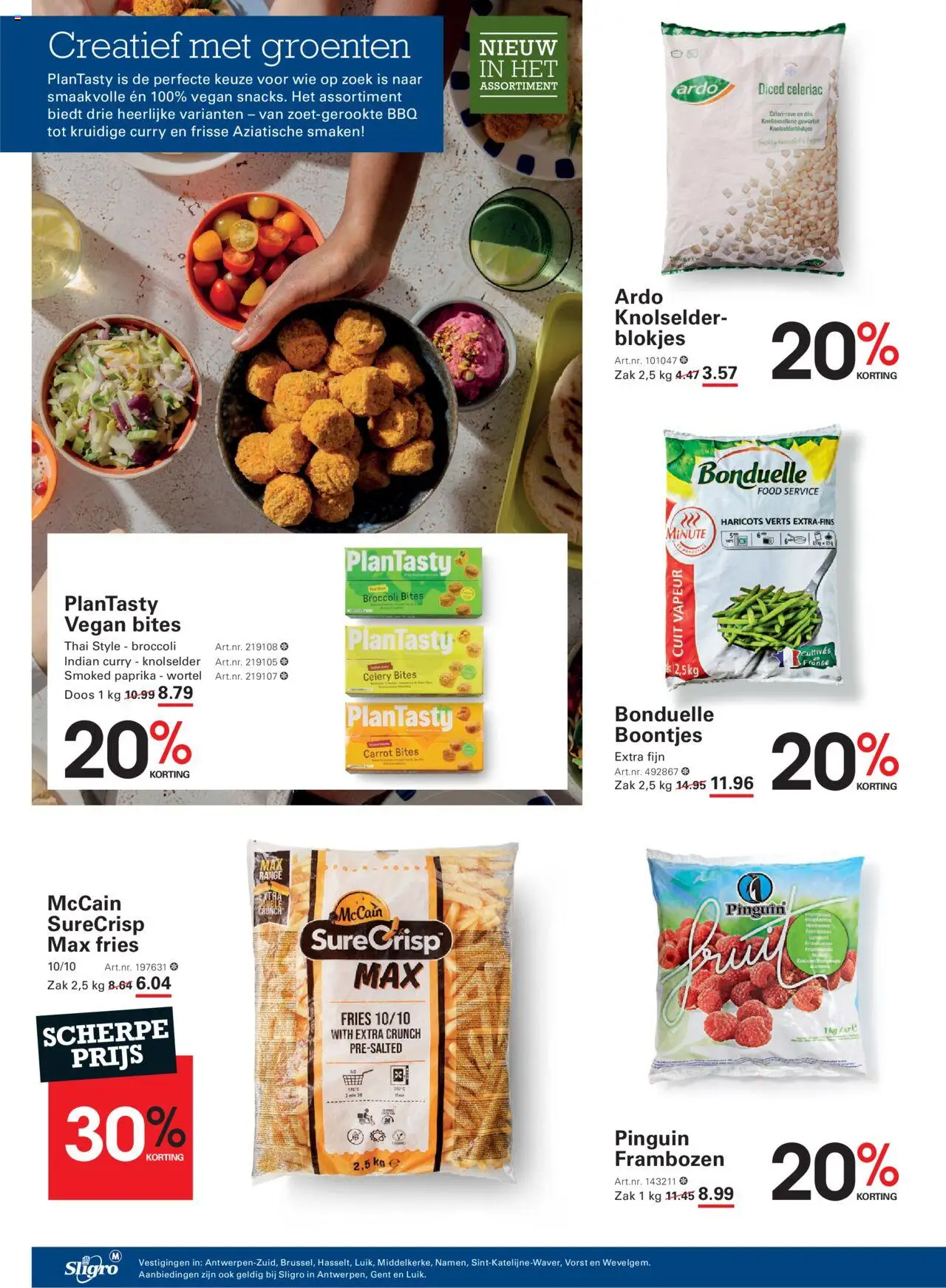  | Pagina: 18 | Producten: Zak, Groenten, Frambozen, Broccoli