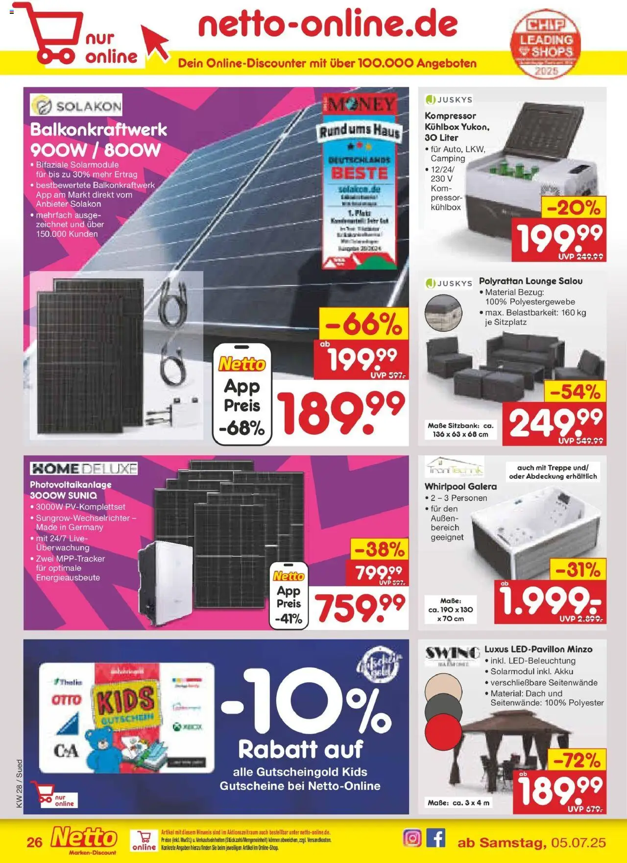 Netto Marken-Discount prospekt Lahnau	 - gültig ab dem 07.07.2025 | Seite: 40 | Produkte: Sitzbank