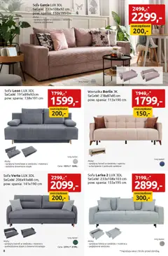 Pogląd oferty "Black Red White promocje" - ważna od 20.03.2026 | Strona: 8 | Produkty: Sofa