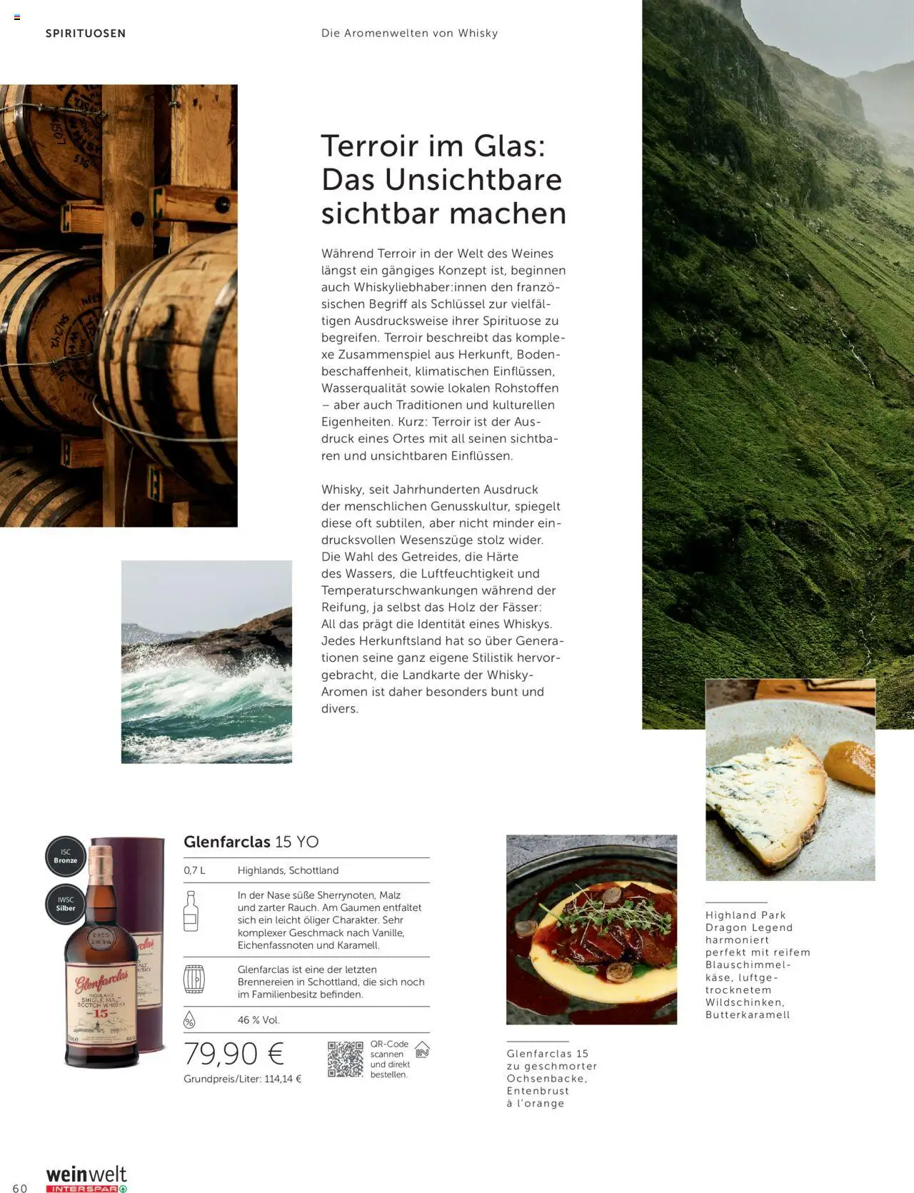 Interspar Weinwelt Magazin Ausgabe Herbst gültig ab 10.09.2025 | Seite: 60