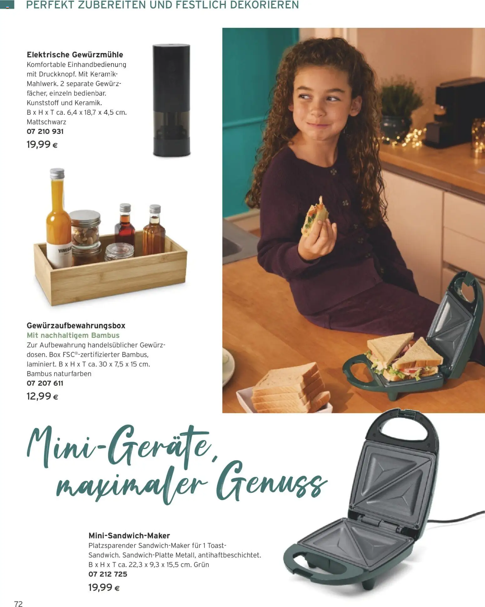 Tchibo Eduscho - Katalog Dezember 2025 gültig ab 01.12.2025 | Seite: 72 | Produkte: Sandwichmaker, Box