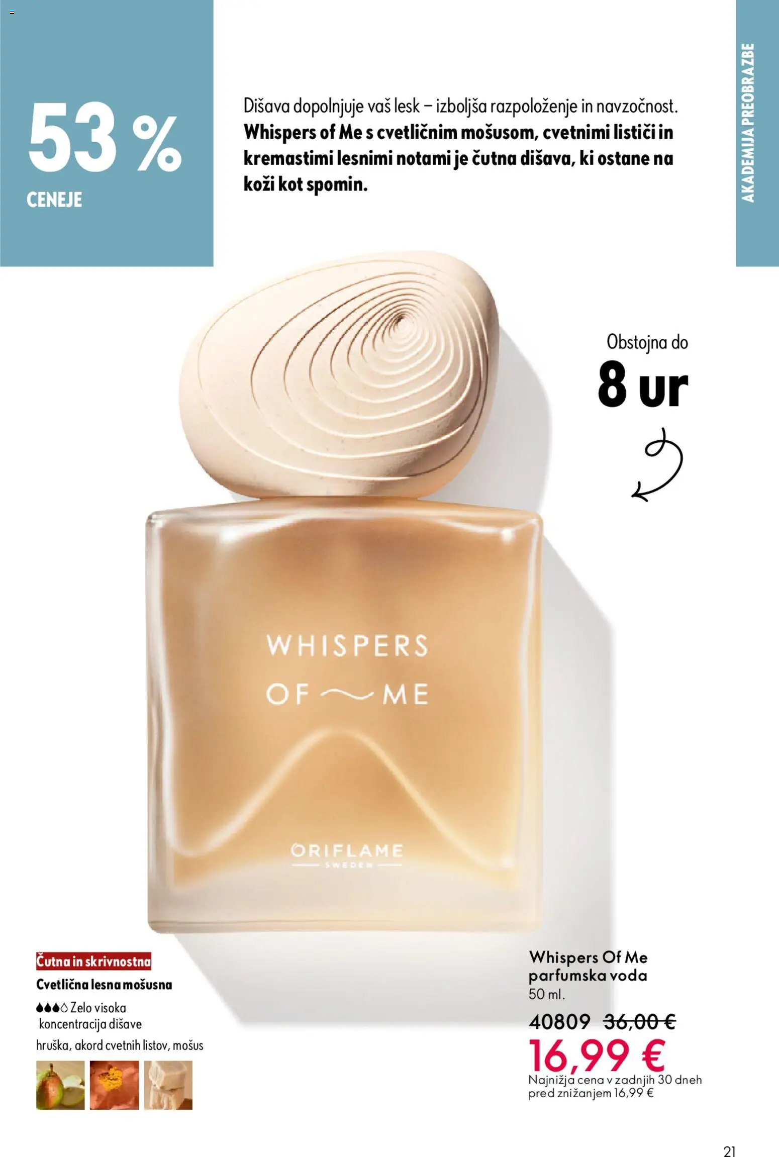 Novi Oriflame katalog ponudbe – veljaven od 31.12.2025 | Stran: 21 | Izdelki: Disava, Voda, Parfumska voda