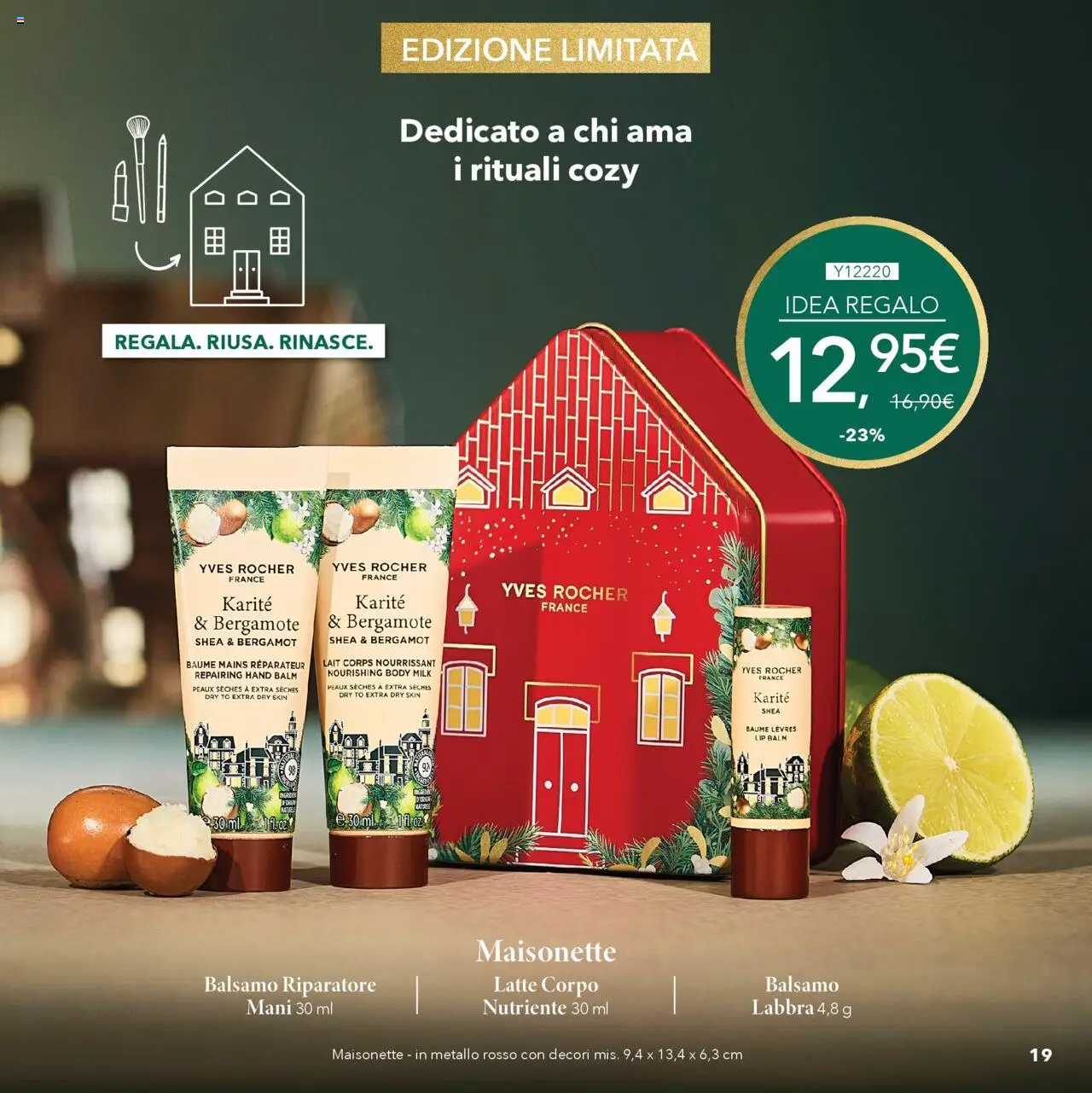 Volantino Yves Rocher del 17.10.2025 | Pagina: 19 | Prodotti: Balsamo, Latte