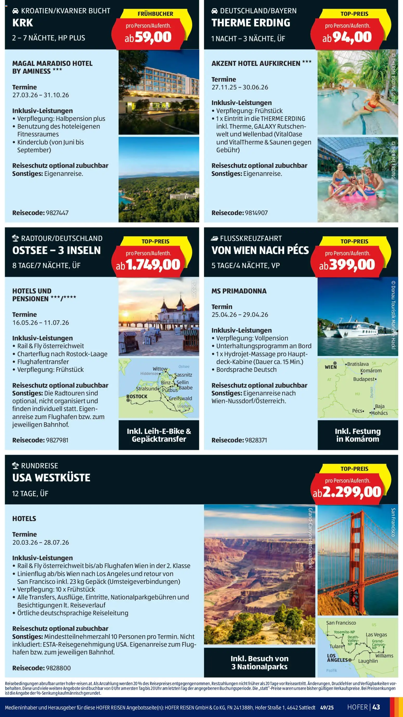 Hofer AT akciós ujság - amely érvényes a következő dátumtól: 28.11.2025 | Oldal: 59