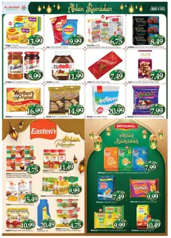Preview of Al Madina - Ahlan Ramadan Deals - Al Raha & Al Nasr, Abu Dhabi valid from 29.01.2026 | Page: 12 | Products: Jablká, Banány, Хладилник, Πούδρα