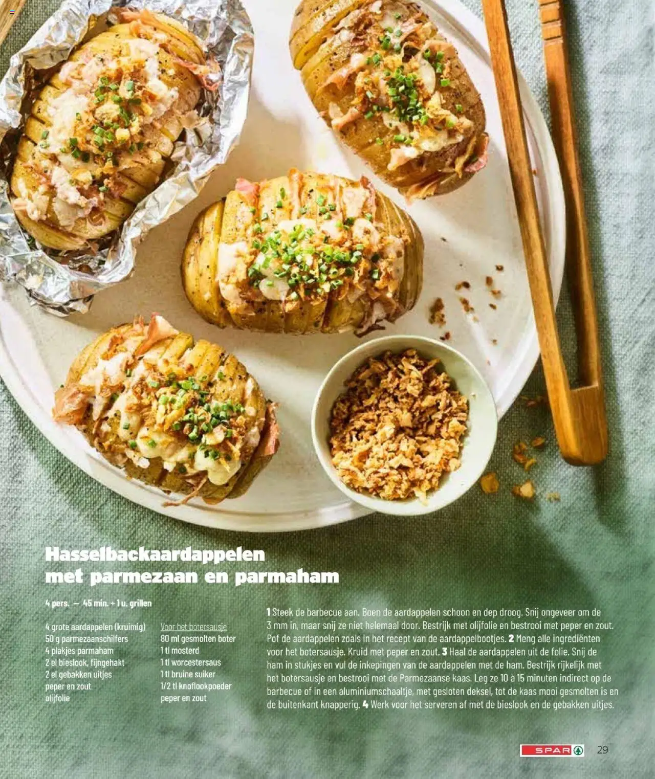 | Pagina: 29 | Producten: Ham, Parmezaan, Boter, Kaas