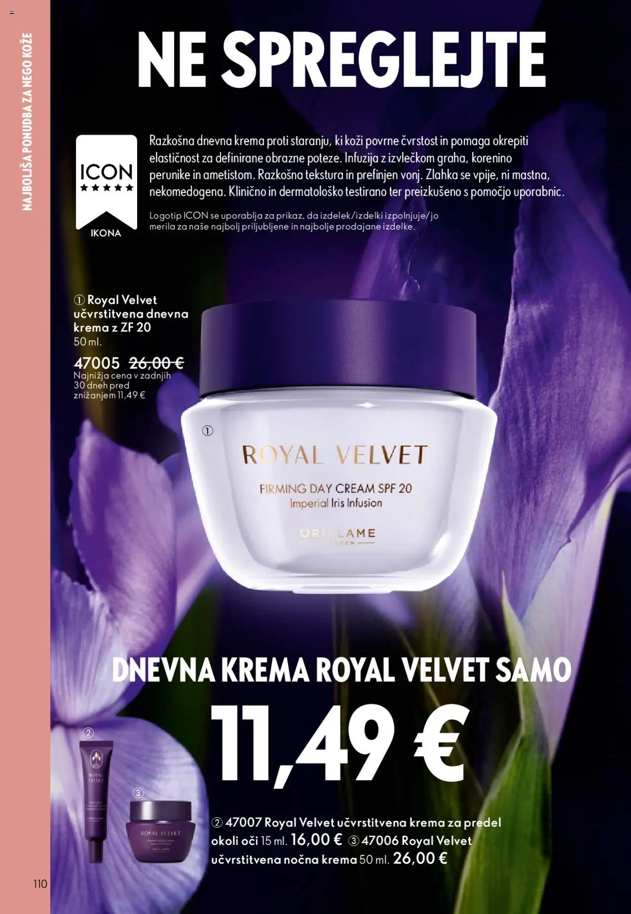Novi Oriflame katalog ponudbe – veljaven od 08.10.2025 | Stran: 110 | Izdelki: Krema
