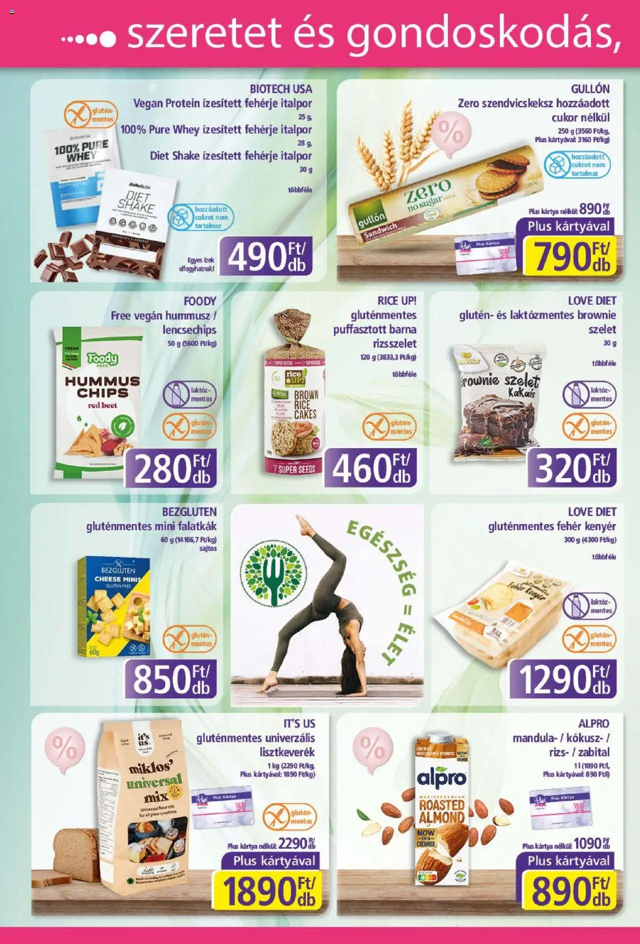 Plus Market akciós ujság - amely érvényes a következő dátumtól: 21.08.2025 | Oldal: 10 | Termékek: Mandula, Rizs, Vegán, Cukor