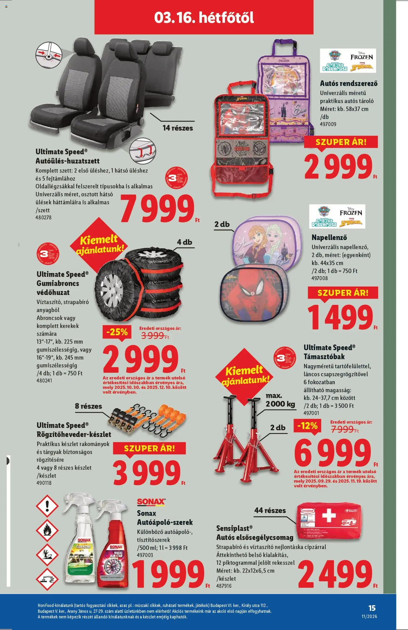 Lidl akciós ujság - amely érvényes a következő dátumtól: 12.03.2026 | Oldal: 15 | Termékek: Játékok, Rendszerező