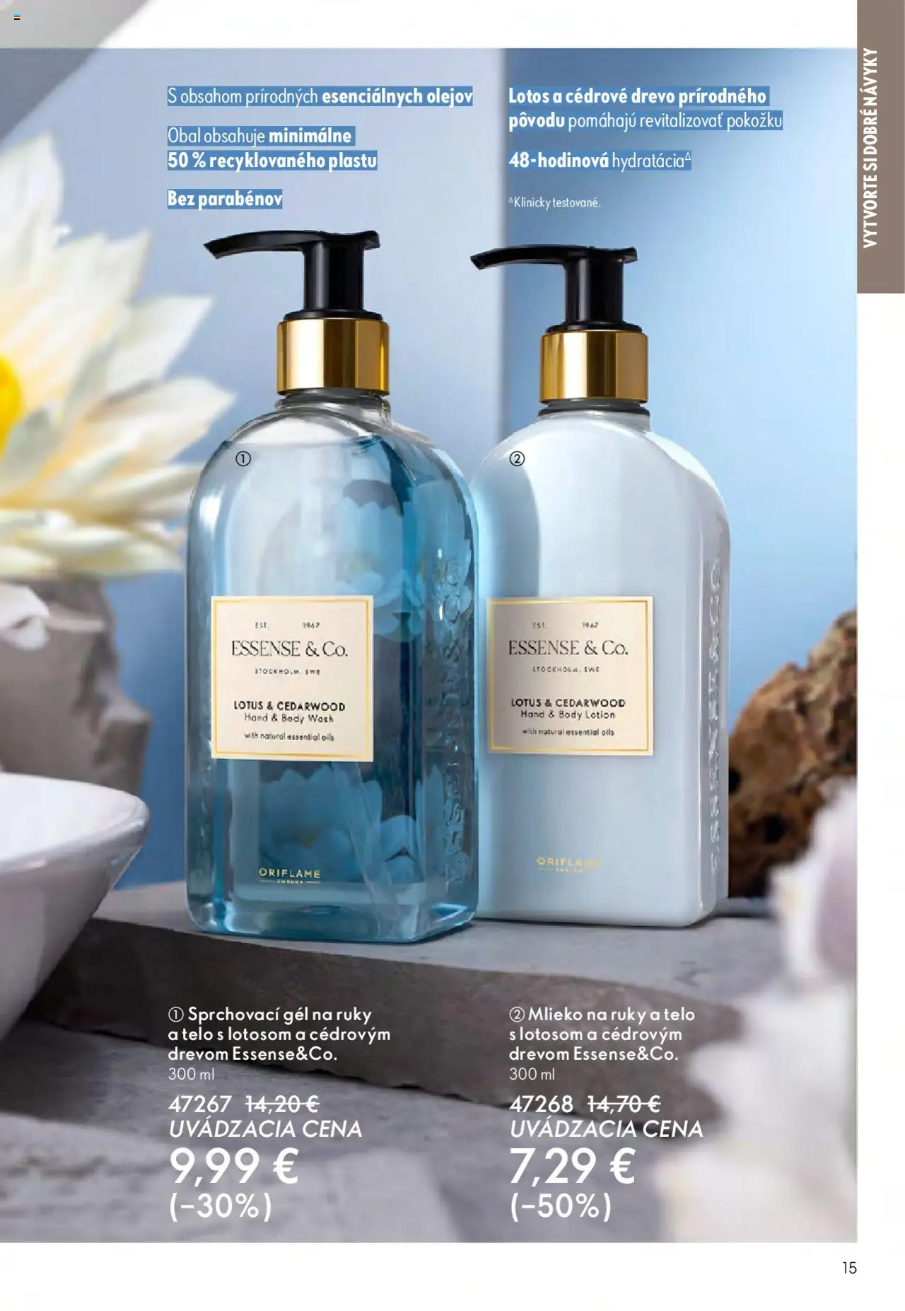 Nové Oriflame akcie – leták je platný od 01.10.2025 | Strana: 15 | Produkty: Mlieko