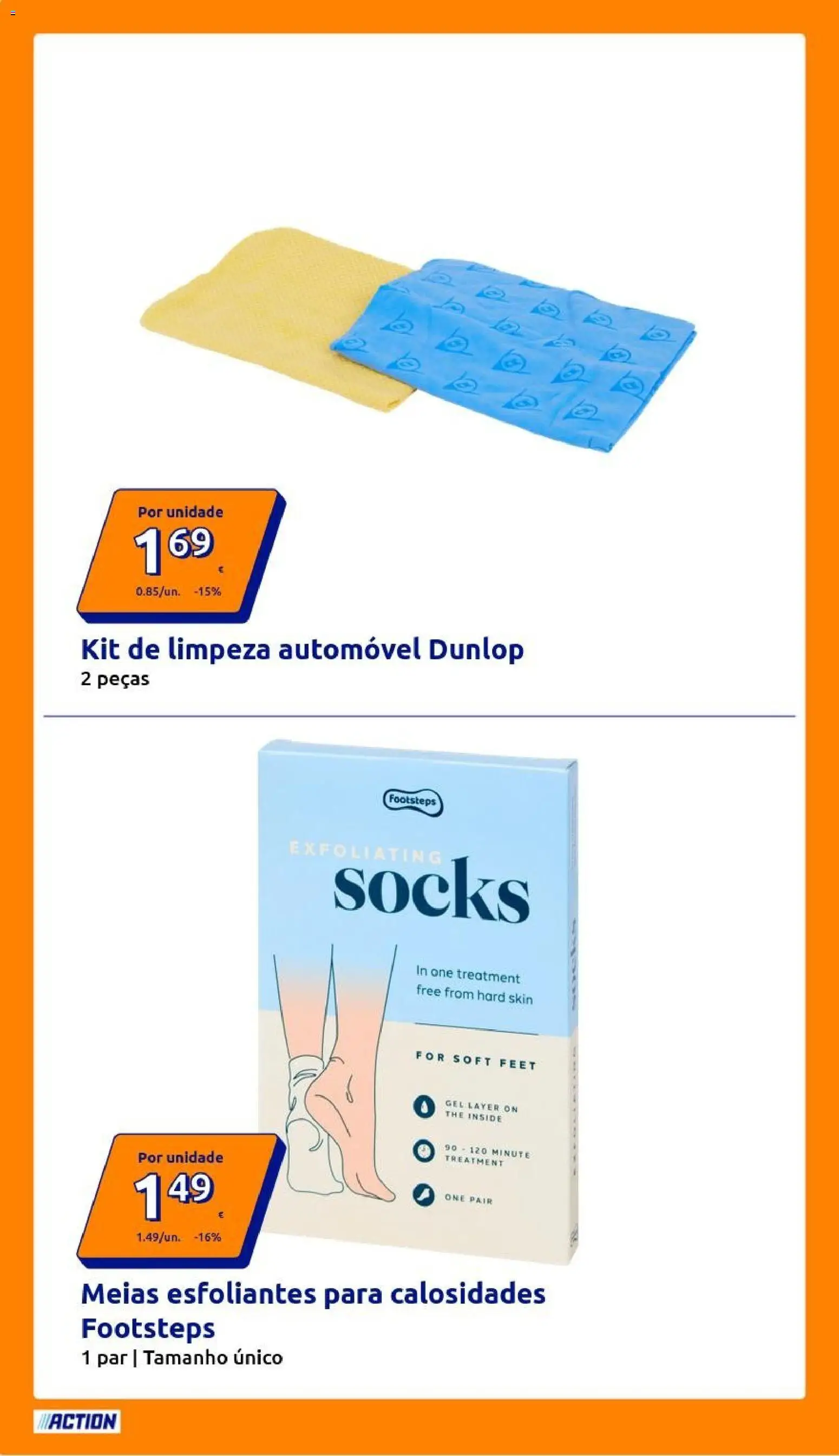 Action folheto │ válido de 08.04.2026 | Página: 16 | Produtos: Meias