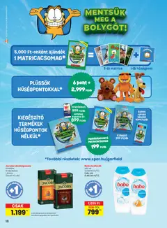 Spar Akciós újság - amely érvényes a következő dátumtól: 15.01.2026 | Oldal: 18 | Termékek: Kávékapszula, Kávéfőző, Doboz, Tusfürdő