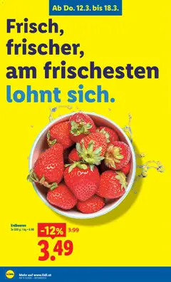 Lidl - Flugblatt ab 12.03.2026 gültig | Seite: 4 | Produkte: Erdbeeren