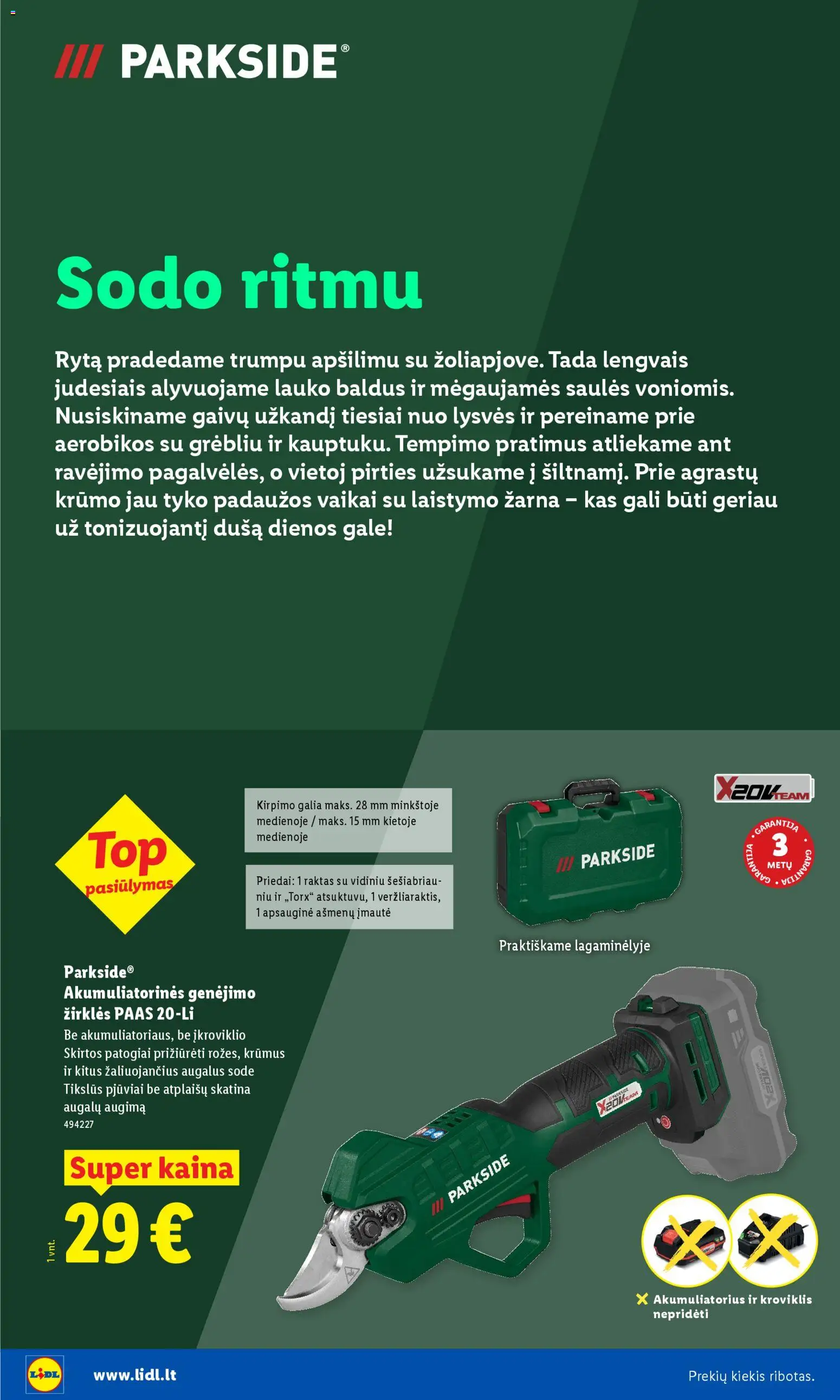 LIDL akcijos nuo 20.02.2026 | Puslapis: 10 | Prekių: Akumuliatorius