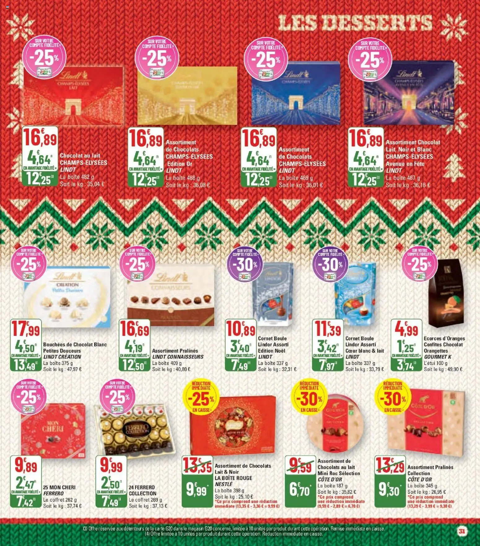 {H1} | Page: 31 | Produits: Lait, Chocolat, Lindt