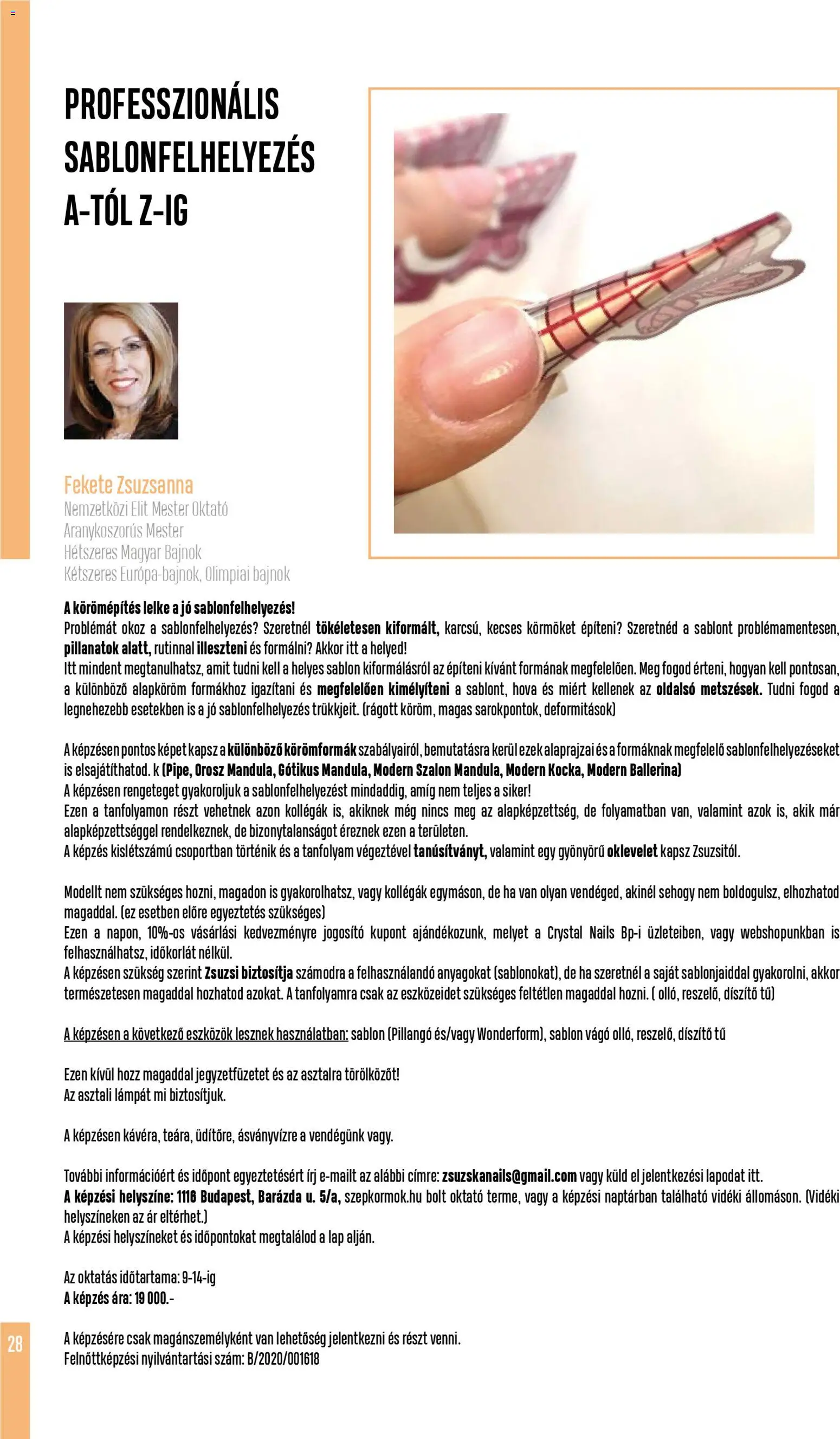 Crystal Nails akciós ujság - amely érvényes a következő dátumtól: 01.12.2025 | Oldal: 28 | Termékek: Vágó