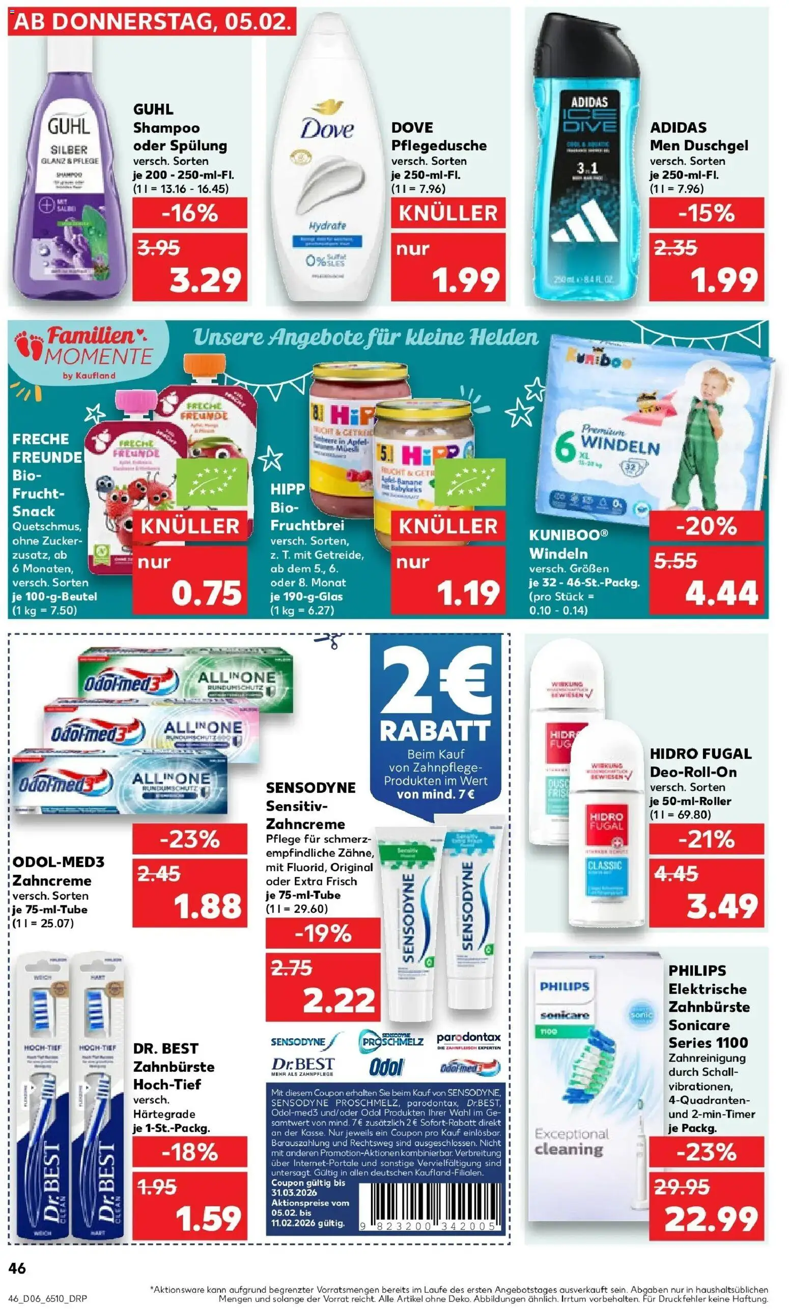 Kaufland prospekt Straelen	 – gültig ab 09.02.2026 | Seite: 46 | Produkte: Äpfel, Spülung, Deodorant, Shower Gel