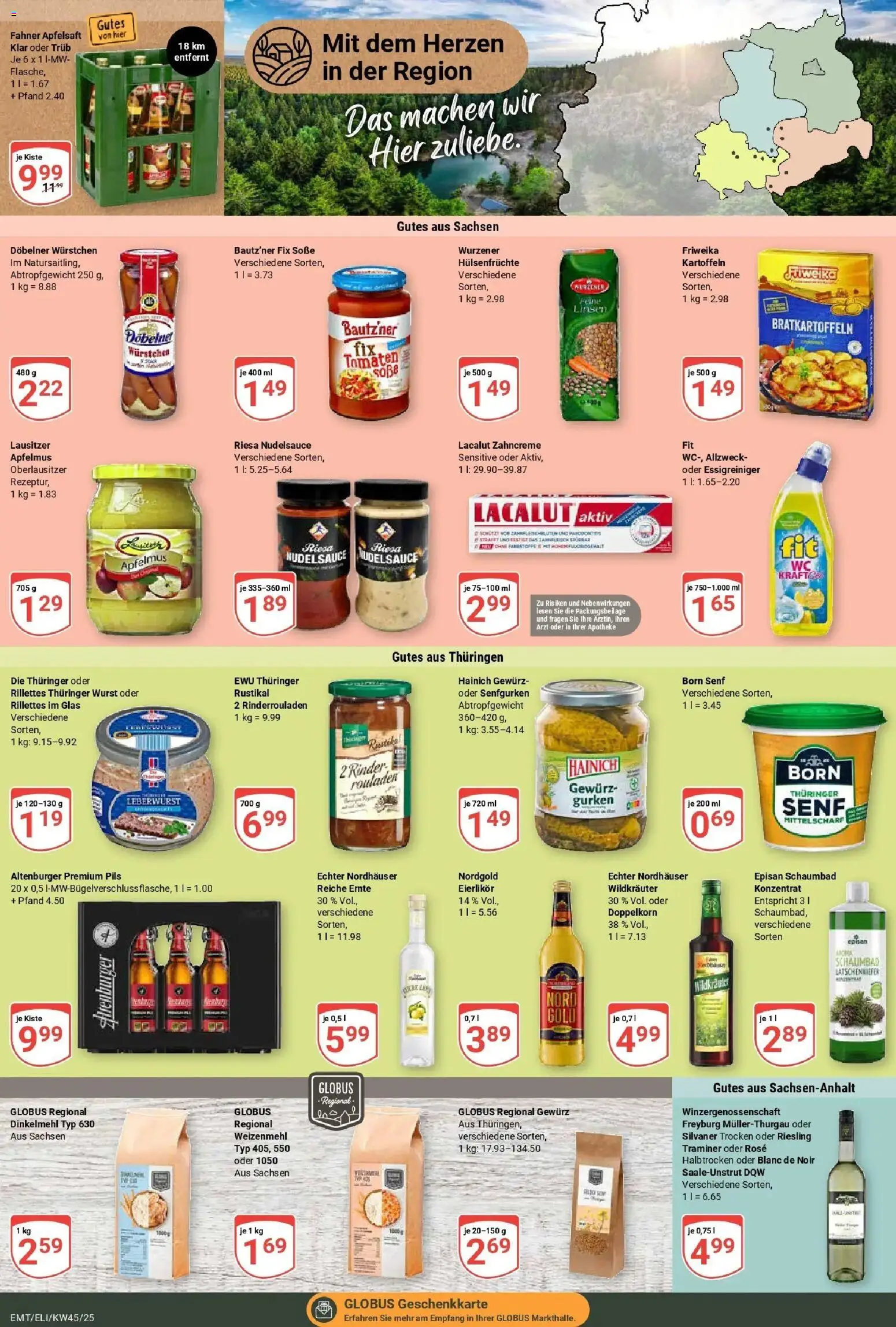 Globus prospekt Mittelhausen	 – gültig ab 02.11.2025 | Seite: 22 | Produkte: Pils, Kartoffeln, Soße, Gurken