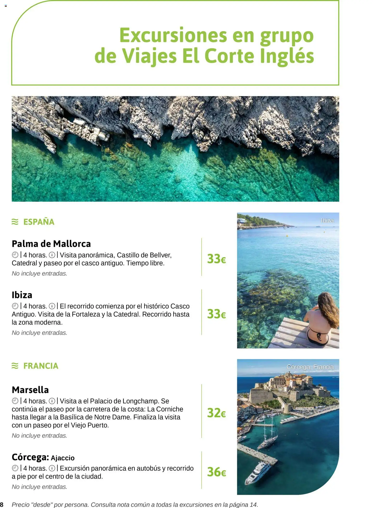 Viajes El Corte Inglés Excursiones Cruceros │ válido desde el 18.03.2026 | Página: 8