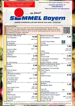 Simmel - Bayern gültig ab dem 28.07.2025