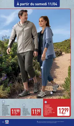 Aldi - Prévisualisation de Aldi - Catalogue de la semaine 15 valide à partir de 08.04.2026 | Page: 38 | Produits: Veste, Pantalon, Sandales