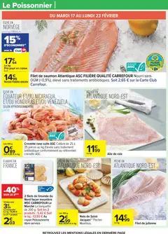 Carrefour - Prévisualisation de Carrefour catalogue semaine 8 valide à partir de 17.02.2026 | Page: 23 | Produits: Aile de raie, Limonade, Saumon, Noix