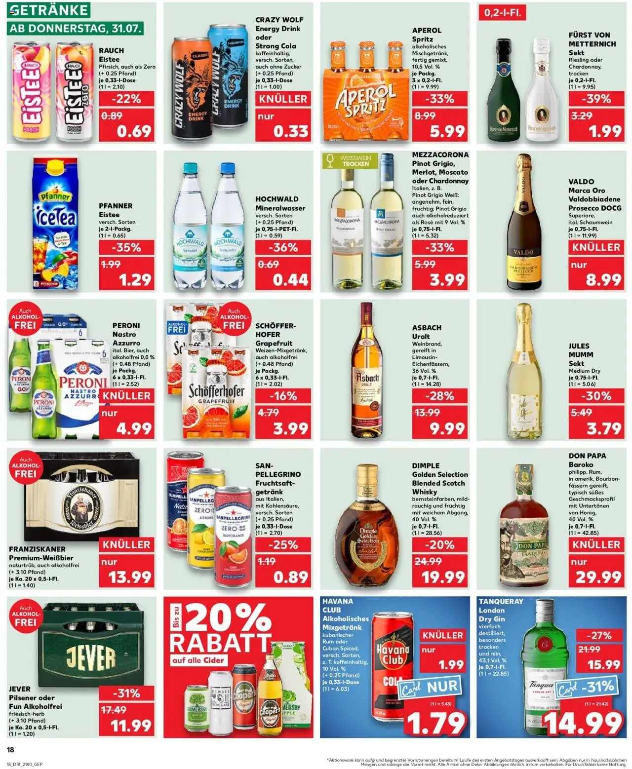 Kaufland prospekt Lindau (Bodensee)	 - gültig ab dem 03.08.2025 | Seite: 29 | Produkte: Franziskaner, Energy, Apple, Grapefruit