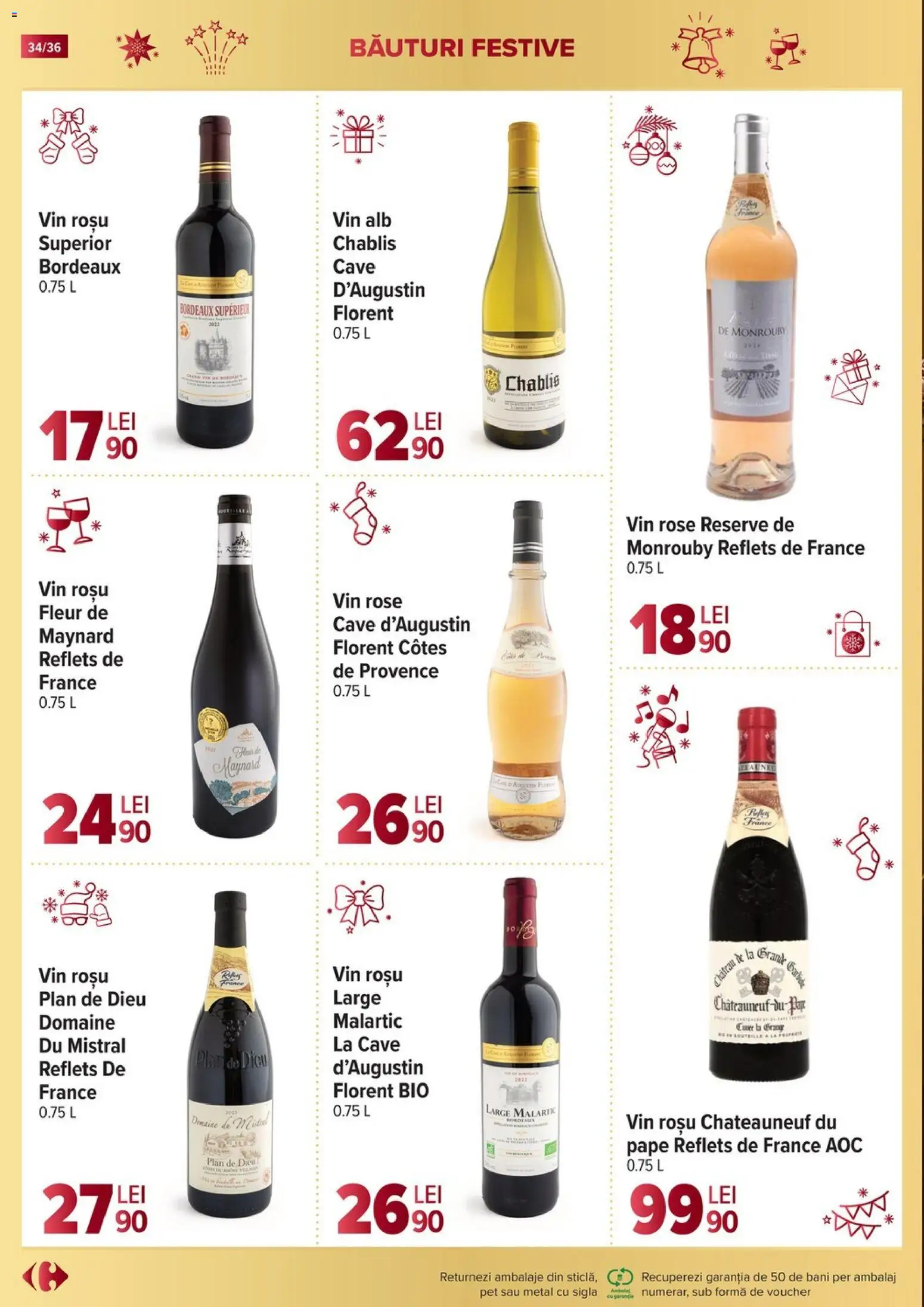 Noul catalog Carrefour – valabil de la 19.11.2025 | Pagină: 34 | Produse: Şerit ödül, Vin