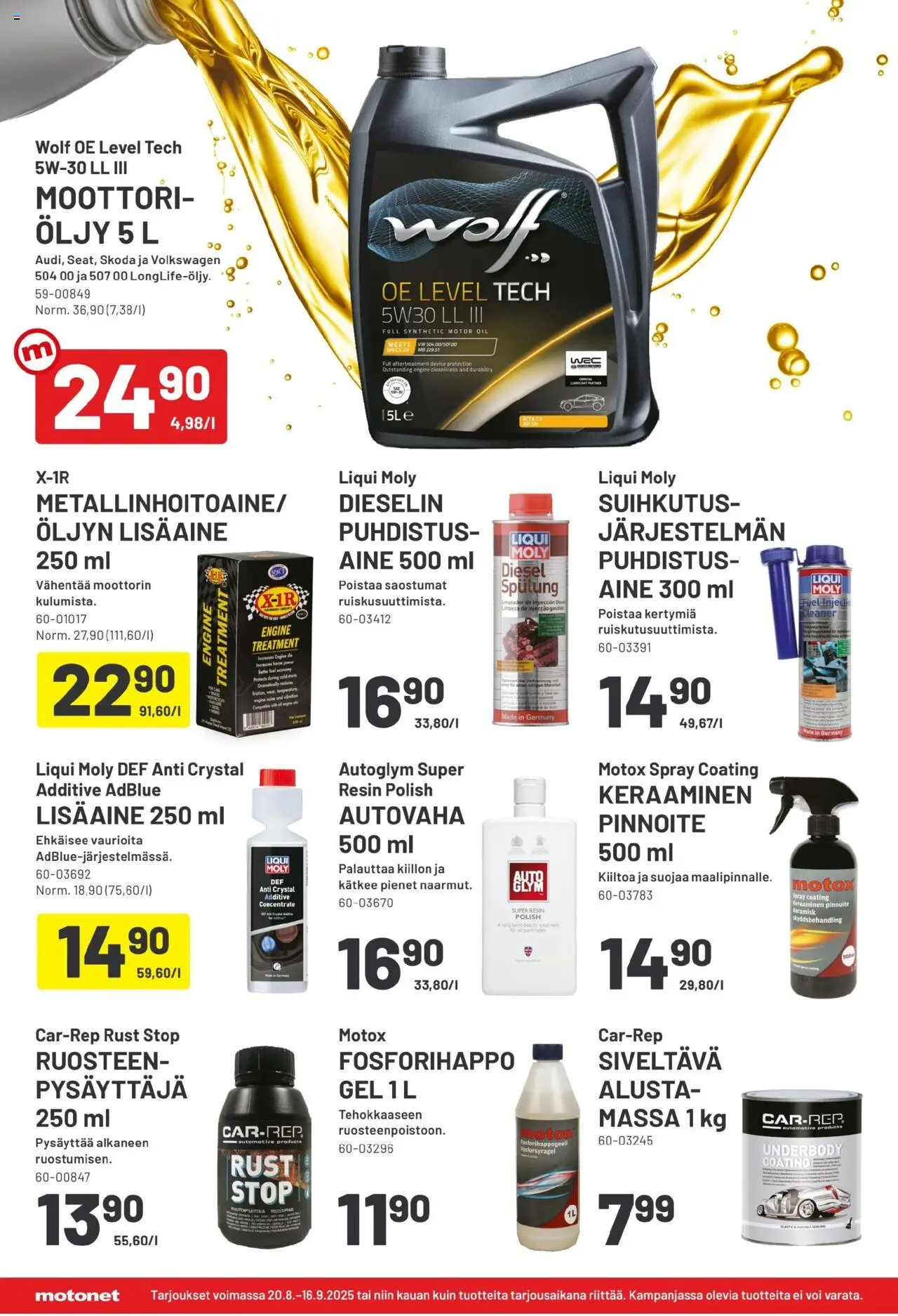  | Sivu: 6 | Tuotteet: Voi, Öljy
