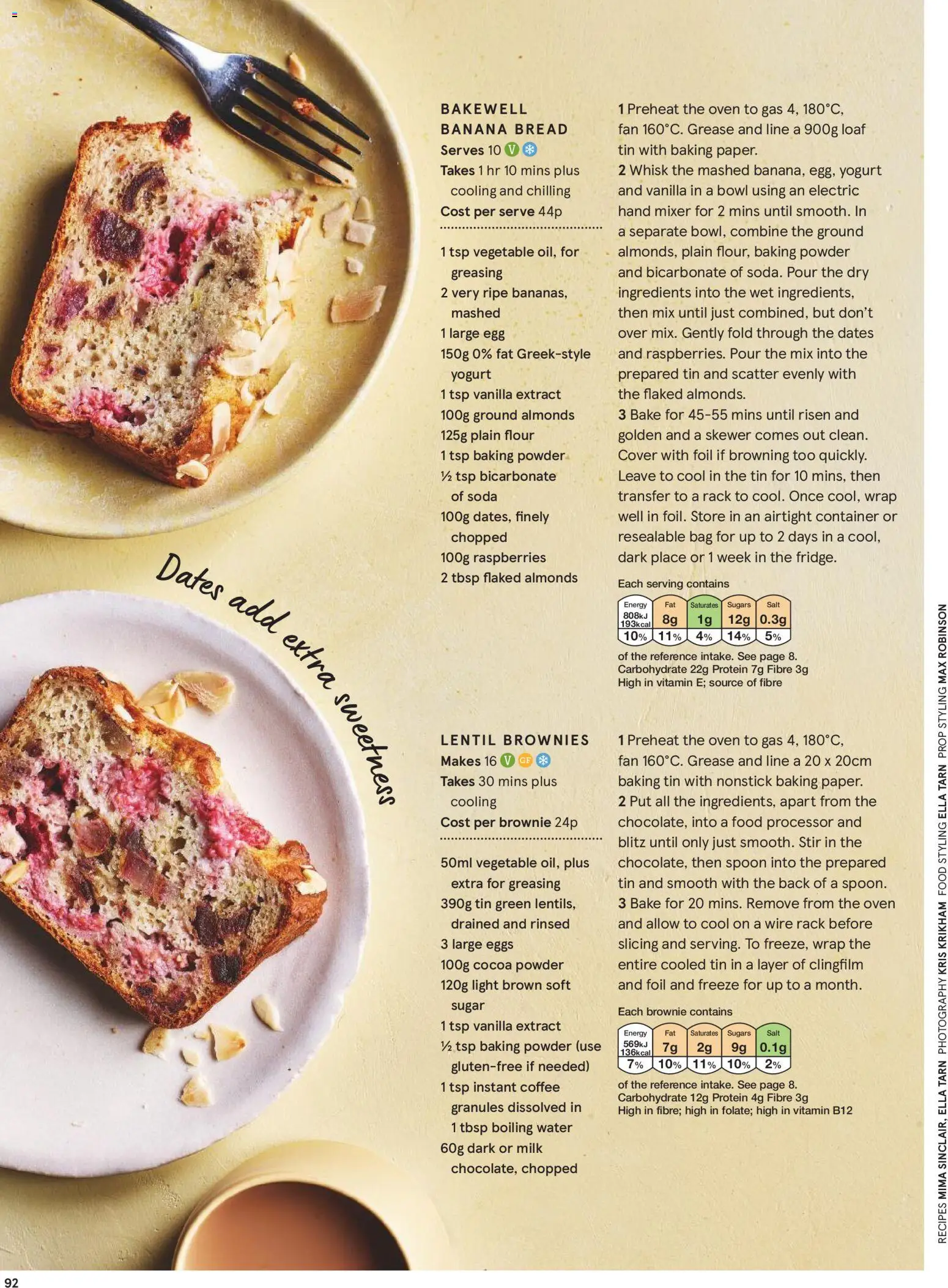 {H1} | Page: 92 | Products: Yogurt, Soda, Almonds, Mixer