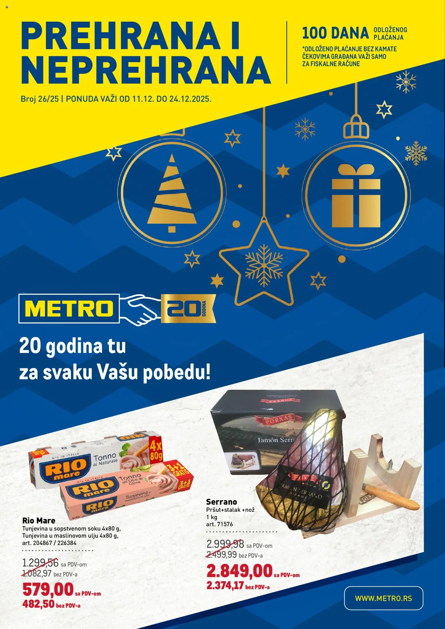 Metro katalog - važi od 11.12.2025 | Strana: 1 | Proizvode: Rio mare