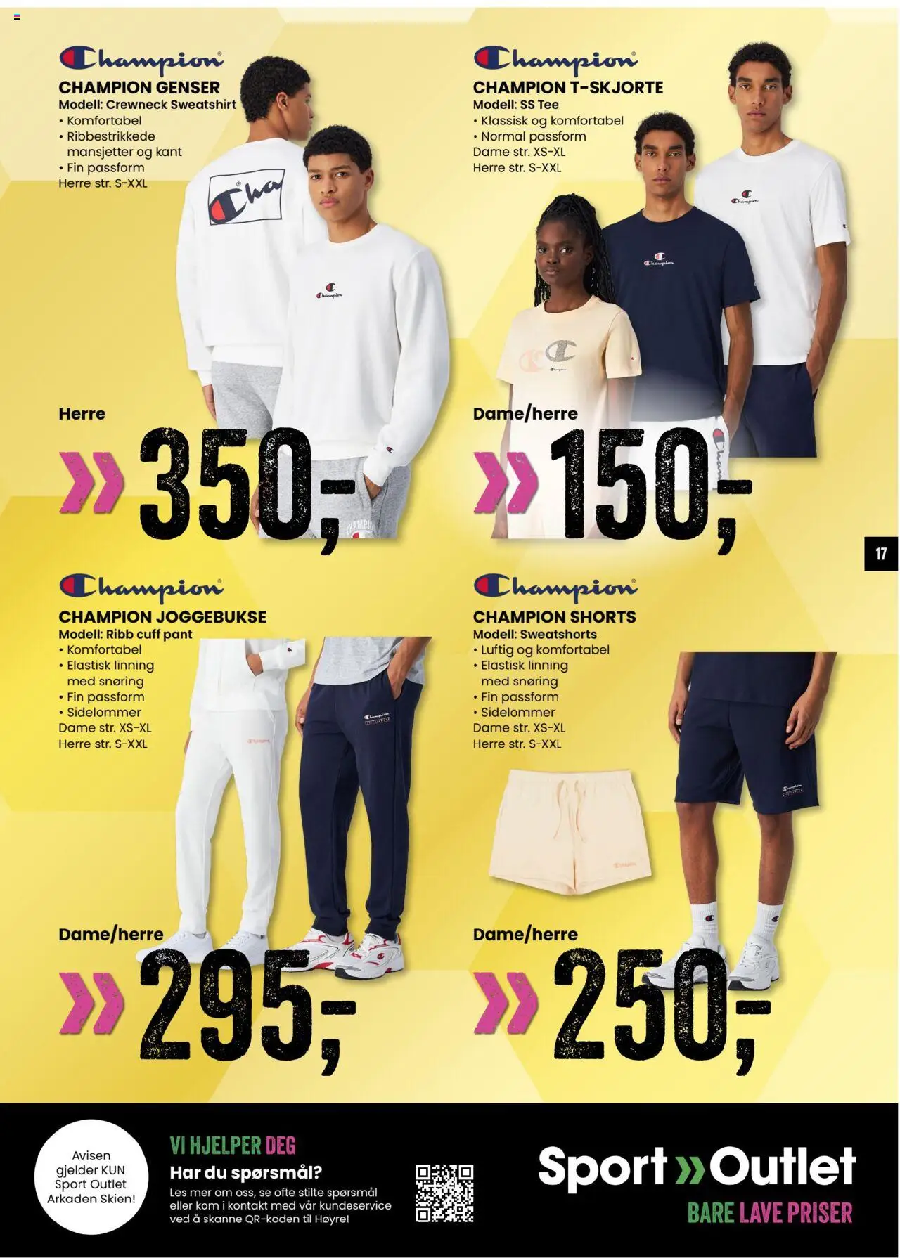  | Side: 17 | Produkter: Genser, Shorts, Kontakt, Sweatshirt