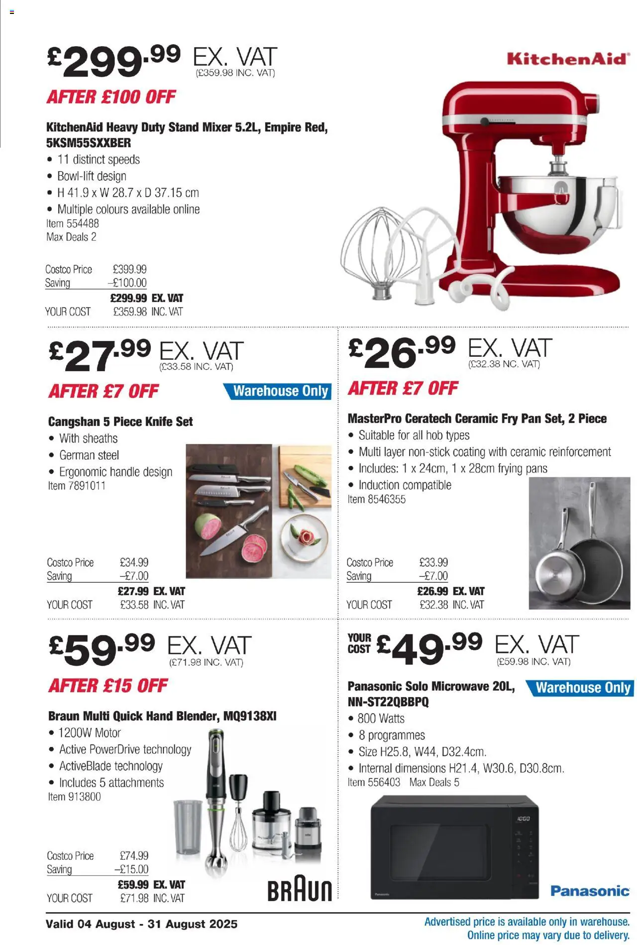  | Page: 6 | Products: Handle, Microwave, Hob, Mixer